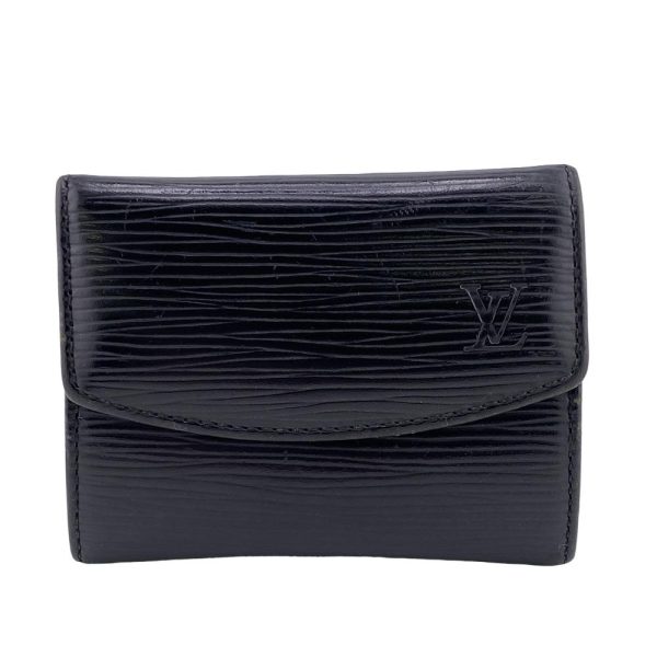 z0006156 1 LOUIS VUITTON Porto Epi Coin Case Black