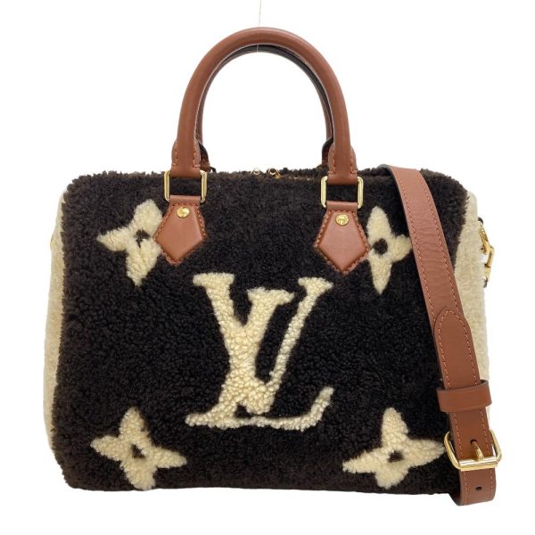 z0006173 2 LOUIS VUITTON Speedy Bandouliere 25 Shoulder Bag Teddy Brown