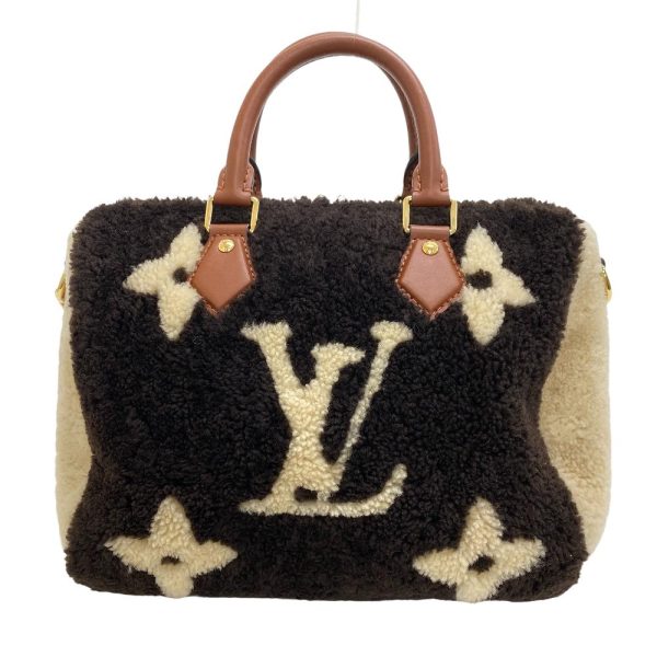 z0006173 3 LOUIS VUITTON Speedy Bandouliere 25 Shoulder Bag Teddy Brown