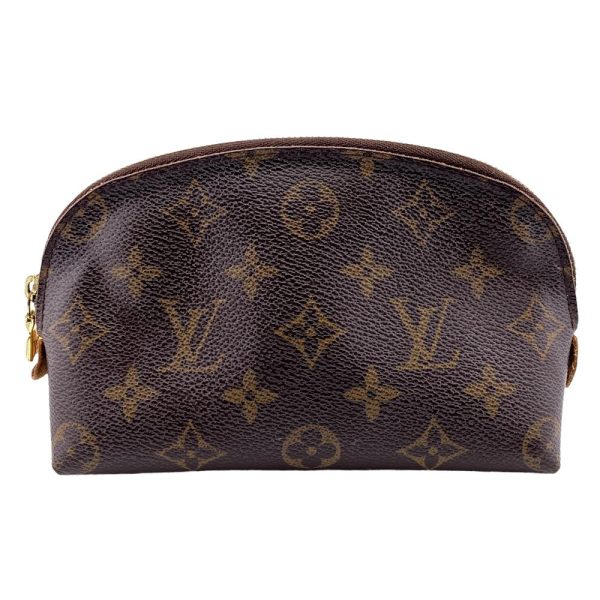 z0006191 3 LOUIS VUITTON M47515 Pochette Cosmetic Monogram Pouch Brown