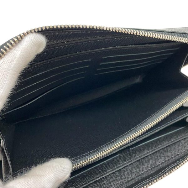 z0006248 7 LOUIS VUITTON M44275 Zippy XL Round Zipper Taiga Long Wallet Black