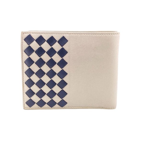 z0006252 2 BOTTEGAVENETA Intrecciato Bifold Wallet Gray