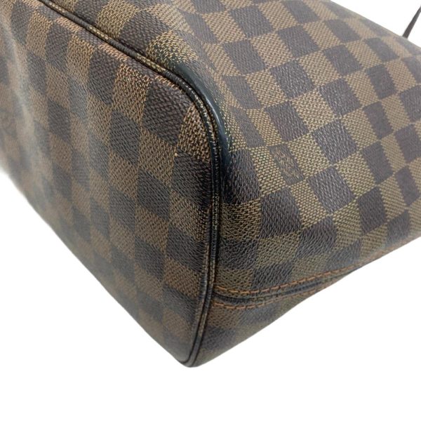 z0006265 4 LOUIS VUITTON N51105 Neverfull MM Damier Tote Bag Brown