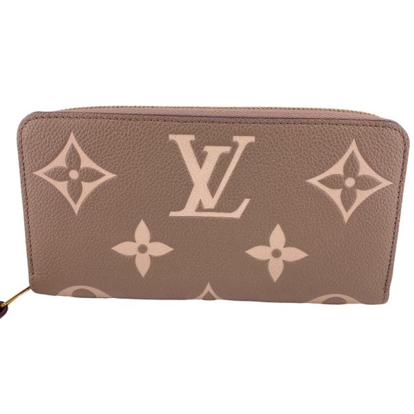 z0006390 2 LOUIS VUITTON M69794 Zippy Bicolor Empreinte Wallet Gray