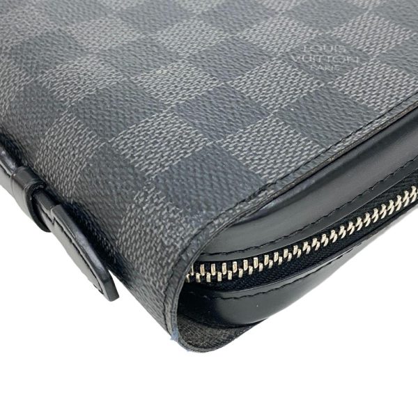 z0006437 4 LOUIS VUITTON N41503 Vertical Zippy XL Graphite Case Black