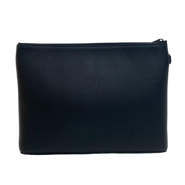 z0006449 2 LOUIS VUITTON Aerogram Pochette Clutch Bag Black