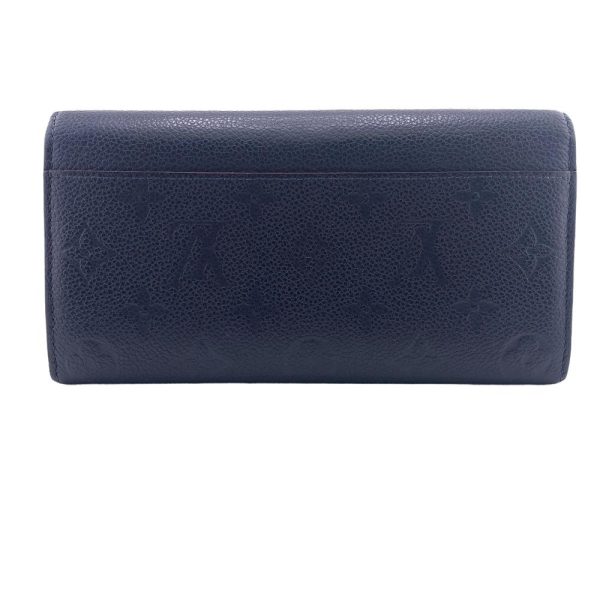 z0006451 2 LOUIS VUITTON M62125 Portefeuille Sarah Monogram Empreinte Long Wallet Navy