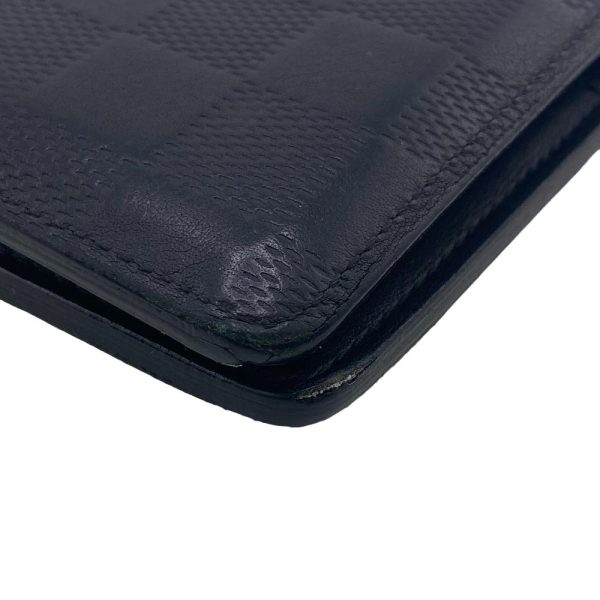 z0006458 4 LOUIS VUITTON N63010 Portefeuille Damier Infini Long Wallet Black