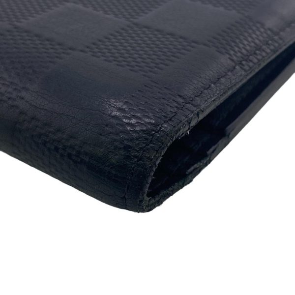 z0006458 6 LOUIS VUITTON N63010 Portefeuille Damier Infini Long Wallet Black