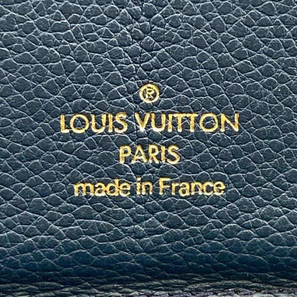 z0006490 10 LOUIS VUITTON M80958 Zippy Vertical Empreinte Wallet Blue