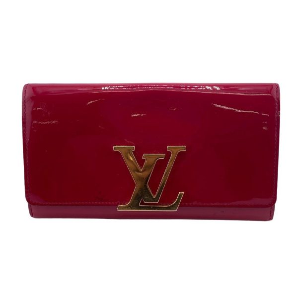 z0006491 1 LOUIS VUITTON M61317 Portefeuil Louise Long Wallet Magenta