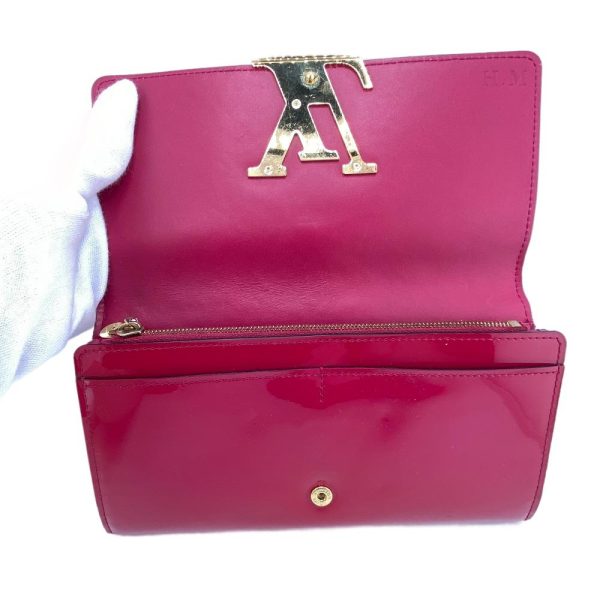 z0006491 6 LOUIS VUITTON M61317 Portefeuil Louise Long Wallet Magenta