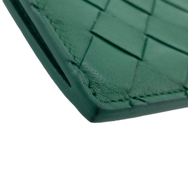 z0006585 4 BOTTEGAVENETA Coin Case Maxi Intrecciato Card Case Green