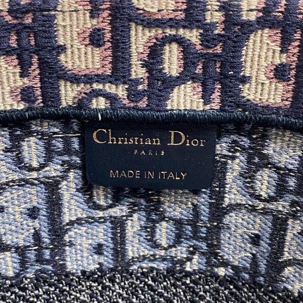 z0006609 7 Christian Dior Book Tote Small Tote Bag Navy