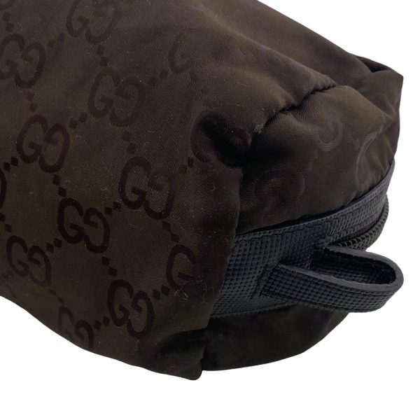 z0006649 6 GUCCI Cosmetic Pouch GG Pouch Brown