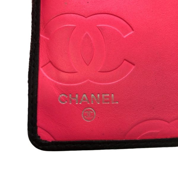 z0006691 18 CHANEL Cocomark Cambon Bifold Wallet Black