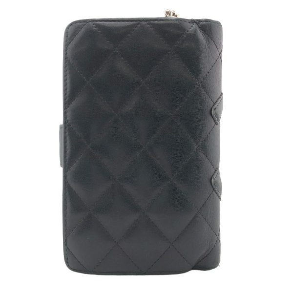 z0006691 2 CHANEL Cocomark Cambon Bifold Wallet Black