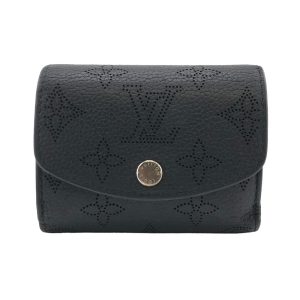 z0006695 1 Bottega Veneta Intrecciato Round Zipper Bifold Wallet Navy