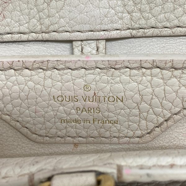 z0006711 16 LOUIS VUITTON Capucines BB Handbag White