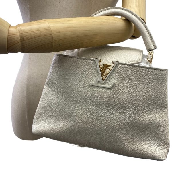 z0006711 18 LOUIS VUITTON Capucines BB Handbag White