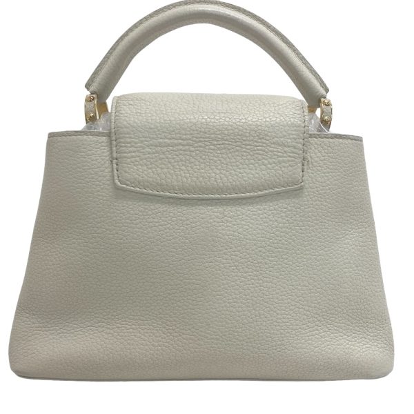 z0006711 2 LOUIS VUITTON Capucines BB Handbag White