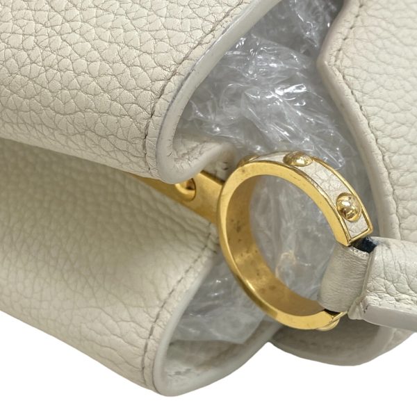 z0006711 7 LOUIS VUITTON Capucines BB Handbag White