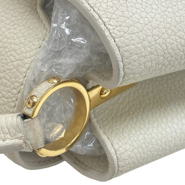 z0006711 8 LOUIS VUITTON Capucines BB Handbag White