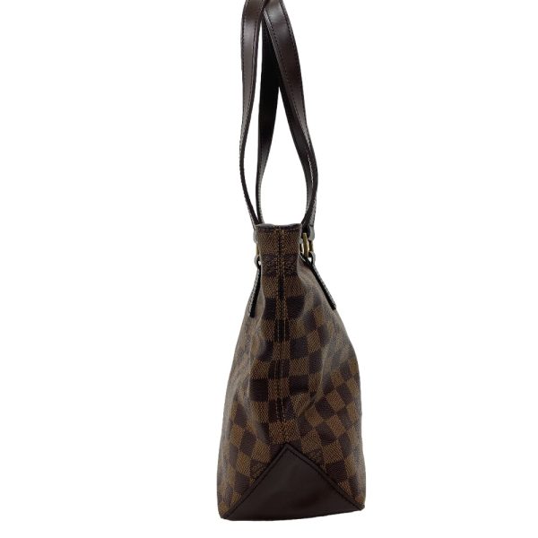 z0006719 4 LOUIS VUITTON Cabamezzo Special Order Damier Tote Bag Brown