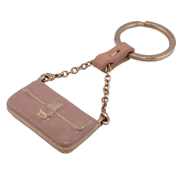 z0006776 1 FENDI Nano Baguette Charm Gold