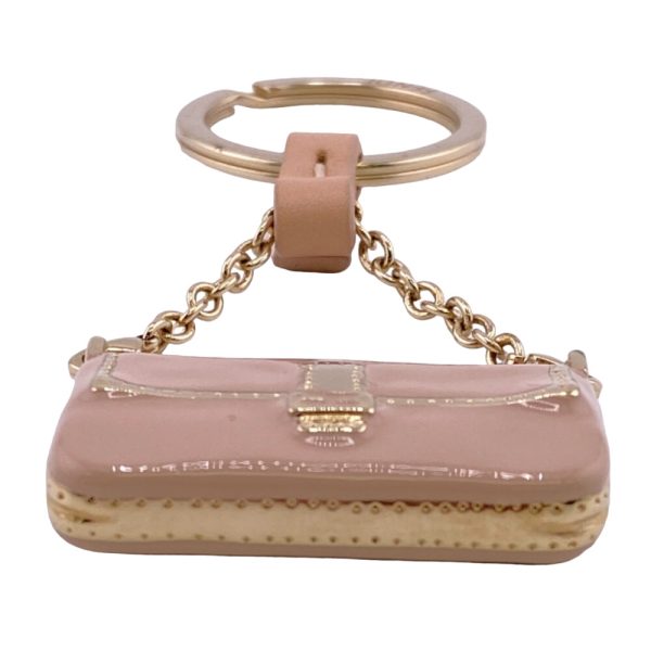 z0006776 3 FENDI Nano Baguette Charm Gold