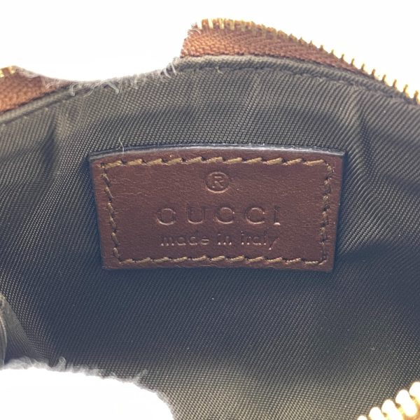 z0006814 9 GUCCI GG Supreme Coin Case Brown