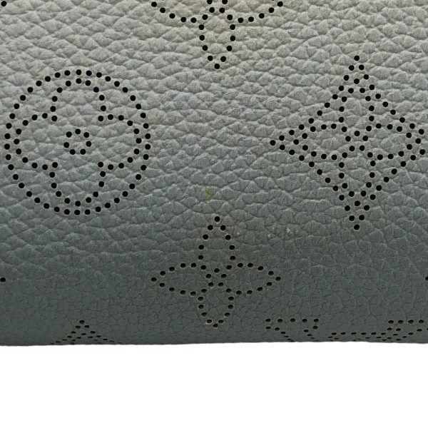 z0006849 5 LOUIS VUITTON M80494 Round Zip Wallet Mahina Long Wallet Blue