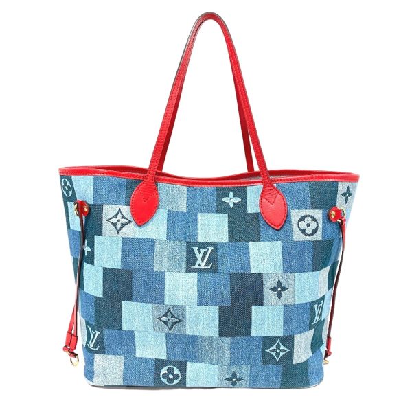 z0006881 1 LOUIS VUITTON M44981 Neverfull MM Tote Bag Blue