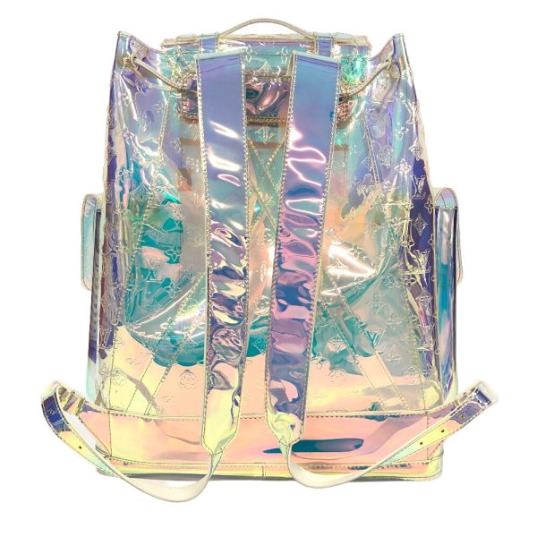 z0006884 2 LOUIS VUITTON Christopher GM Prism Backpack Multicolor