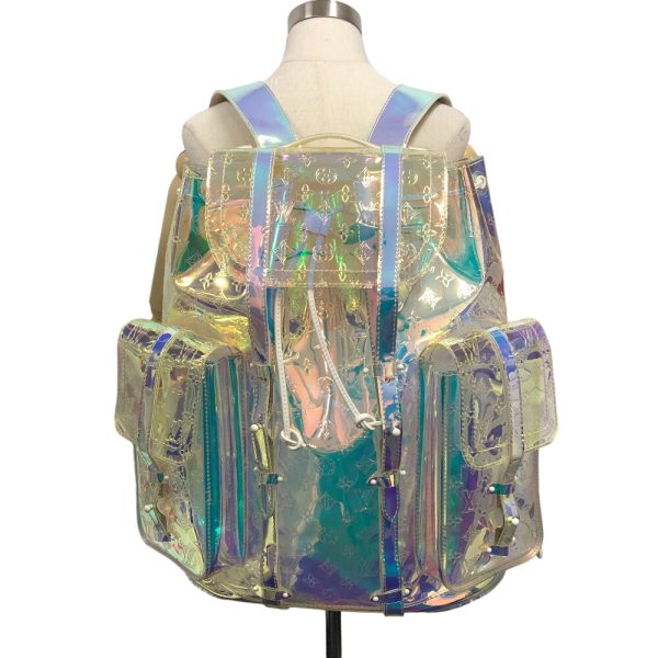 z0006884 6 LOUIS VUITTON Christopher GM Prism Backpack Multicolor