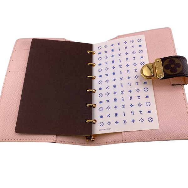 z0006891 8 LOUIS VUITTON R21013 Agenda PM Koala Notebook Cover Brown