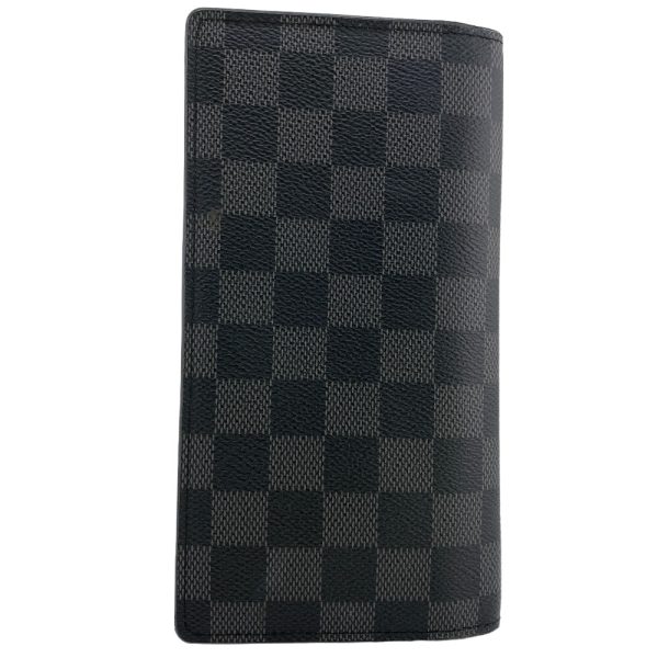 z0006892 2 LOUIS VUITTON N62227 Portefeuilon Damier Graphite Long Wallet Black