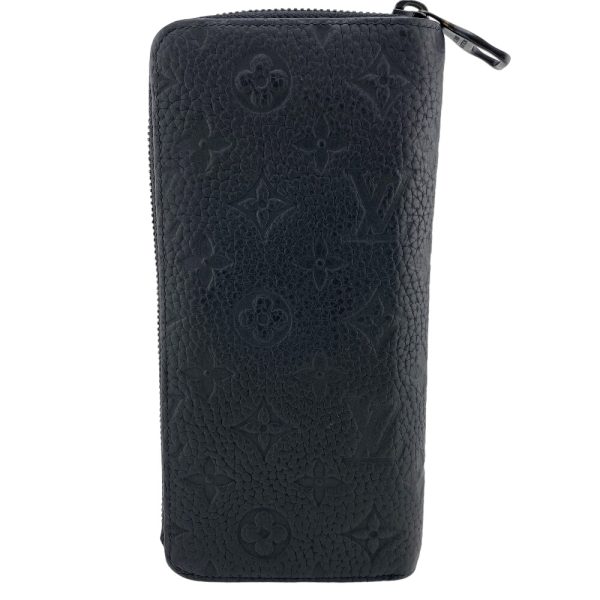 z0006895 2 LOUIS VUITTON M69047 Zippy Wallet Vertical Round Zipper Monogram Empreinte Long Wallet Black