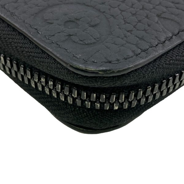 z0006895 4 LOUIS VUITTON M69047 Zippy Wallet Vertical Round Zipper Monogram Empreinte Long Wallet Black