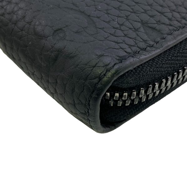 z0006895 6 LOUIS VUITTON M69047 Zippy Wallet Vertical Round Zipper Monogram Empreinte Long Wallet Black