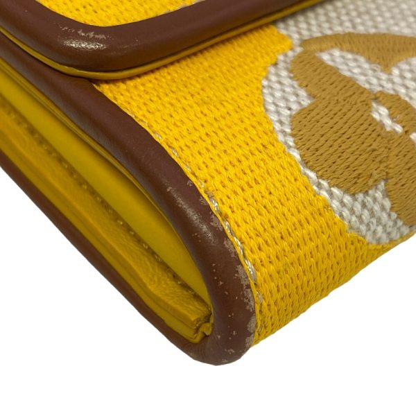 z0006916 6 LOUIS VUITTON M80416 Portefeuille Capucines Monogram Long Wallet Yellow