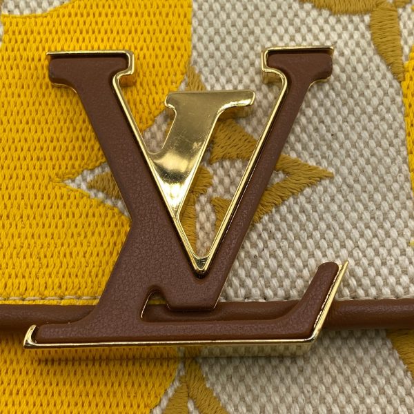 z0006916 7 LOUIS VUITTON M80416 Portefeuille Capucines Monogram Long Wallet Yellow