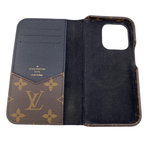 z0006917 7 LOUIS VUITTON M82083 iPhone Folio Monogram iPhone Case Brown