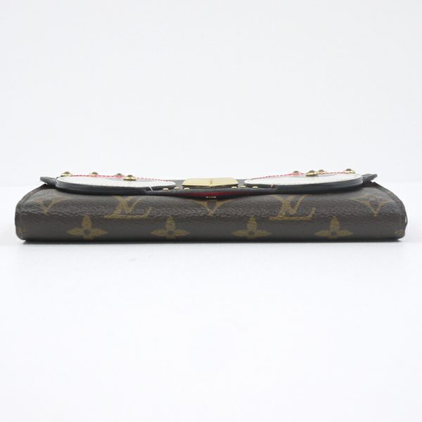 0 7 Louis Vuitton Portefeuille Sarah Lovely Bird Wallet Brown