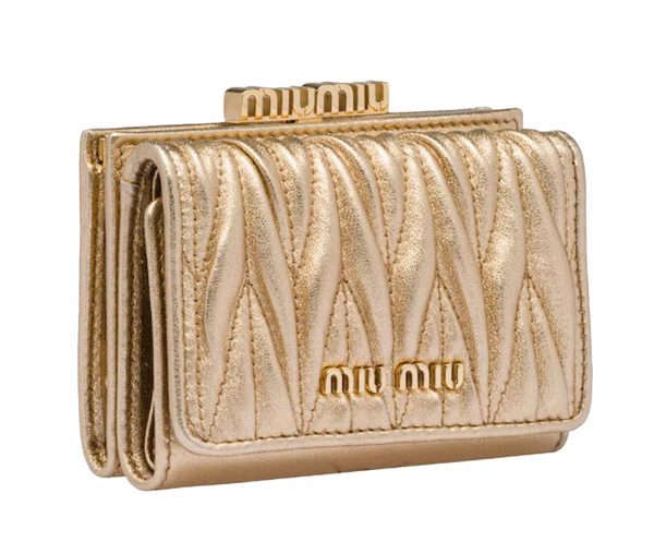 0051 2 Miu Miu MATELASSE Wallet