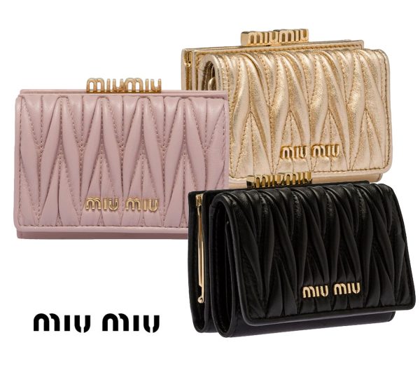 0051 Miu Miu MATELASSE Wallet