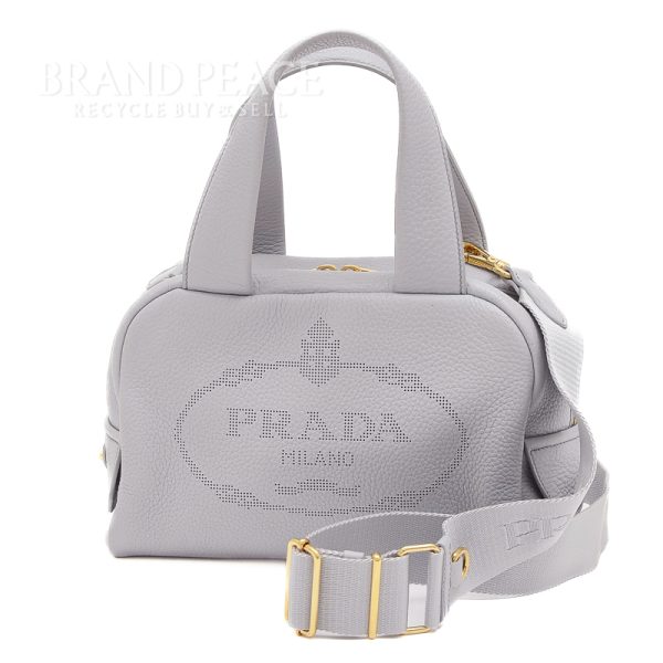 005246908 1w Prada Top Handle 2Way Bag Calf Black 1BB078 Bag