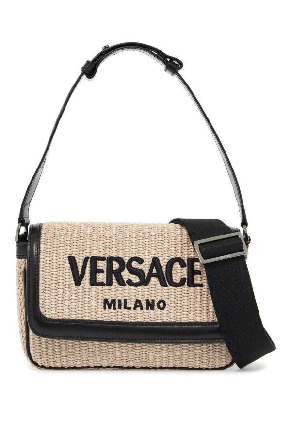 0424fdfc21880a7 ba 1 Versace Shoulder Bag Black Biege