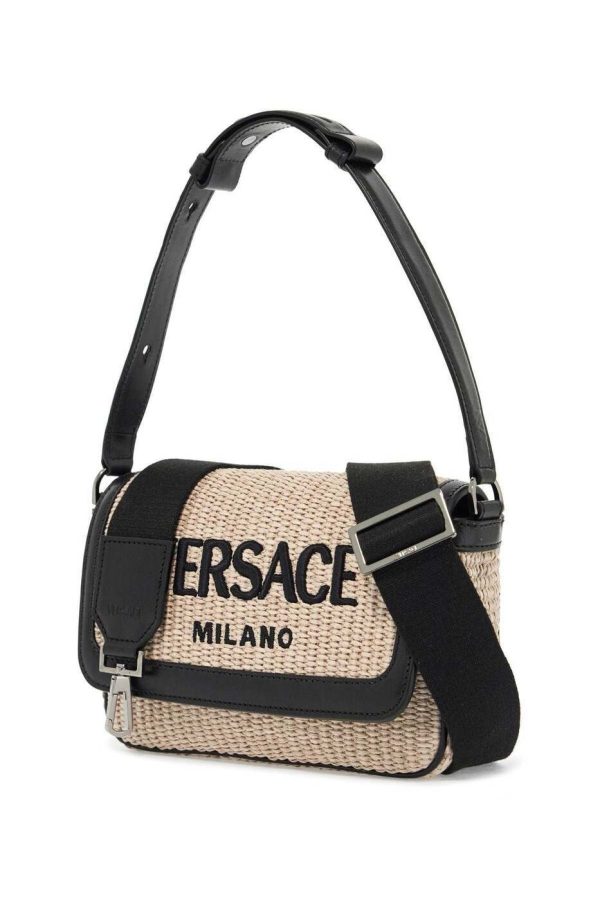 0424fdfc21880a7 ba 4 Versace Shoulder Bag Black Biege