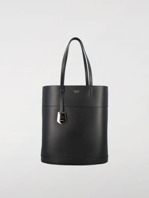 06ec1c8fc3e8edd gi 1 Balenciaga Paper A6 Leather Tote Bag Black